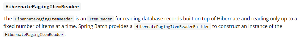 HibernatePagingItemReader